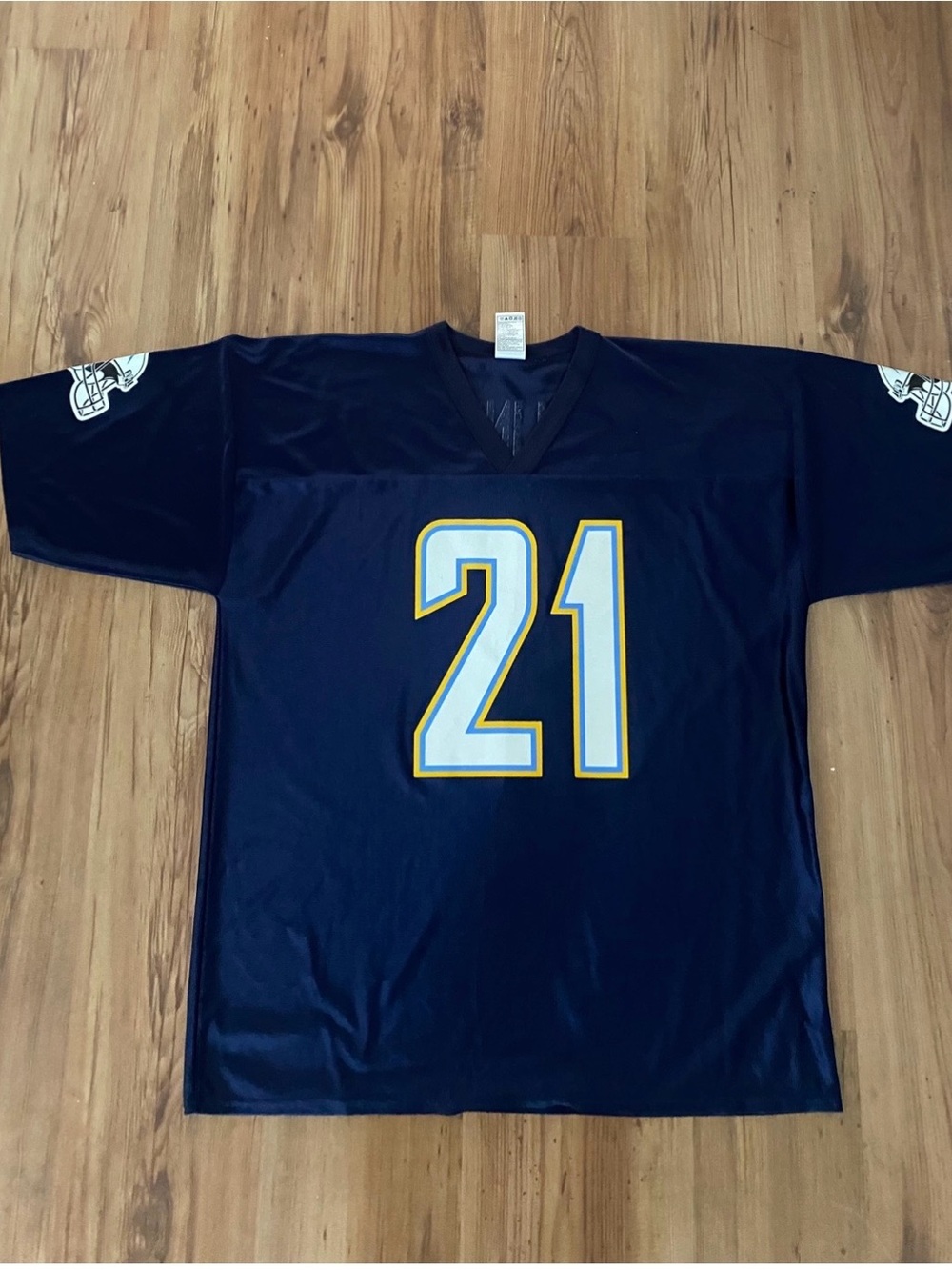 La Damien Tomlinson Vintage Chargers  # 21  NFL Football Jersey Mens XL Blue